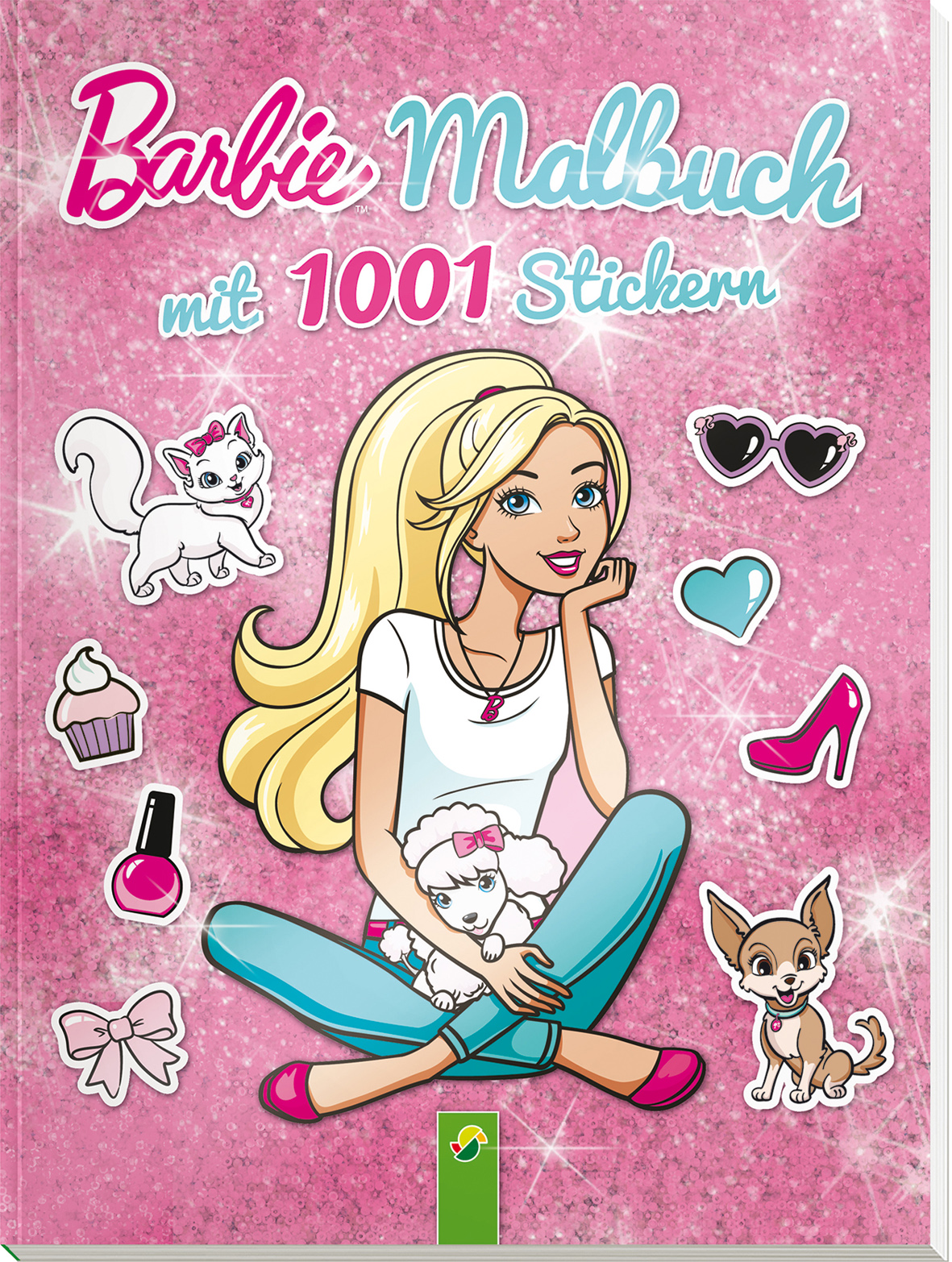 Barbie   Malbuch mit 20 Stickern   Schwager & Steinlein Verlag GmbH Herunterladen